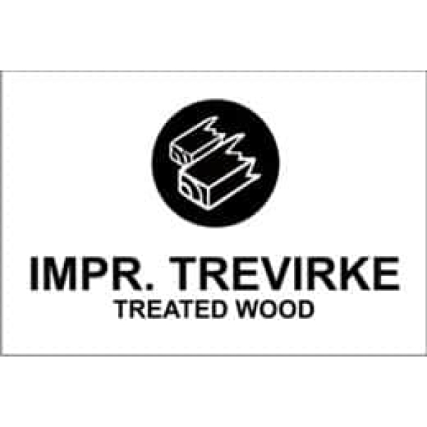 KILDESORTERING " IMPR.TREVIRKE" ENG TEKST, 30X20, 1MM PVC 1