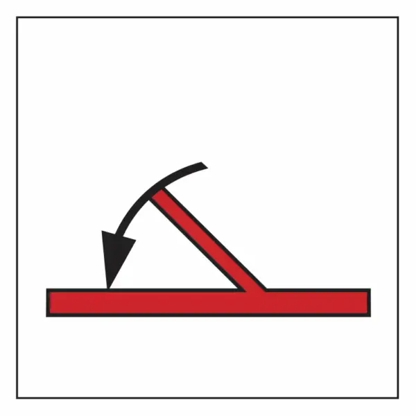 A Class Self-closing Firedoor 15x15 cm etterlysende luminous