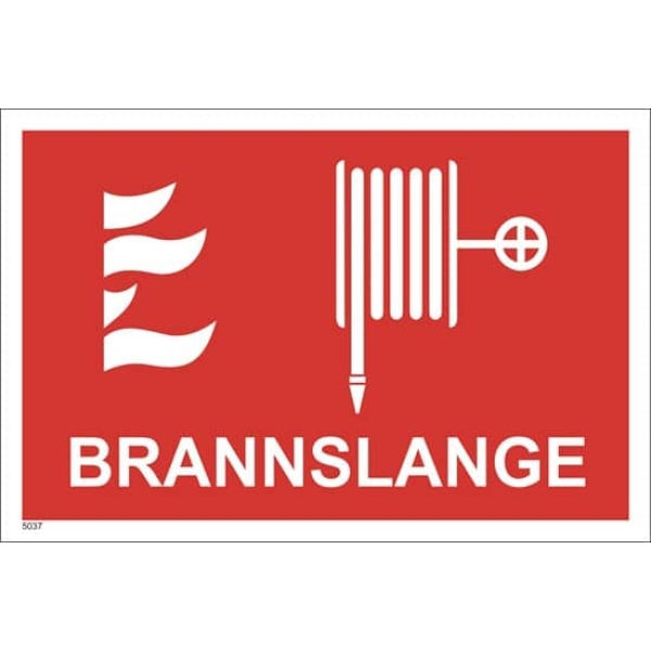 BRANNSKILT BRANNSLANGE, 30X20CM 1