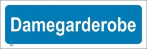 Damegarderobe 30x10 cm