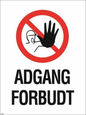 Agang Forbudt 30x40