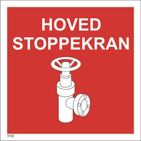 BRANNSKILT HOVEDSTOPPEKRAN 20X20CM 1