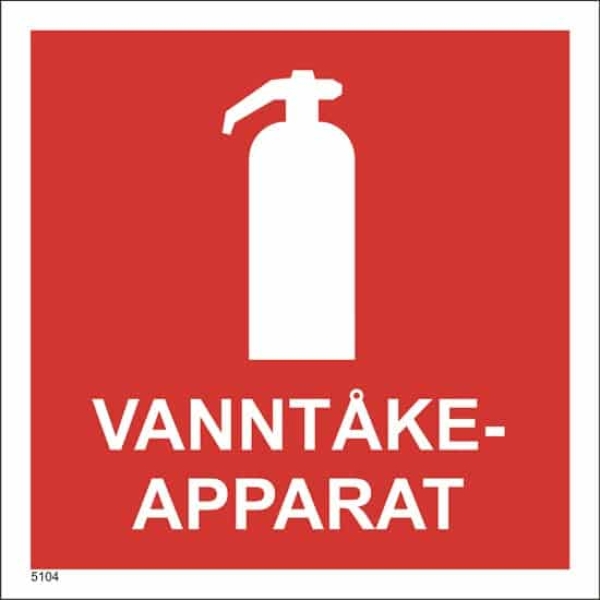 BRANNSKILT VANNTÅKE-APPARAT 20X20CM 1