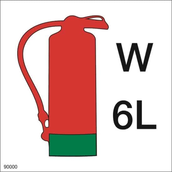 FIRE EXTINGUISHER WATER, 15X15 1