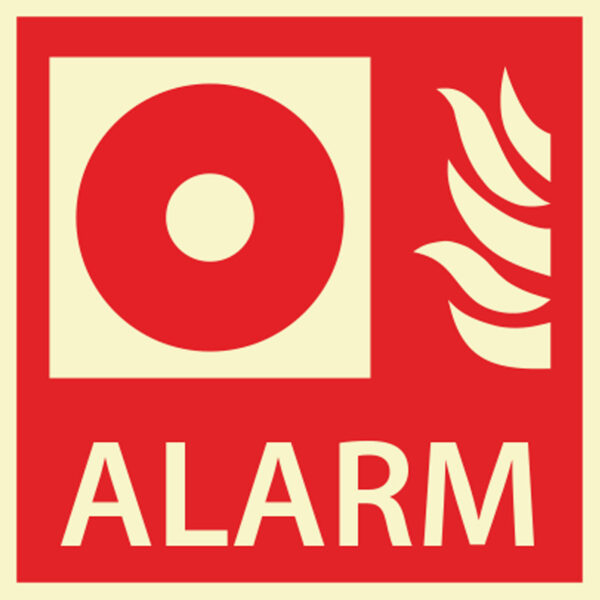 Brannskilt Brannalarm image