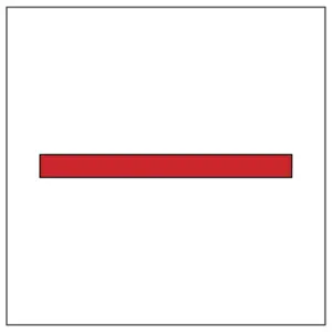A Class Division 15x15 cm etterlysende, luminous. 336751 FIRE CONTROL SYMBOL