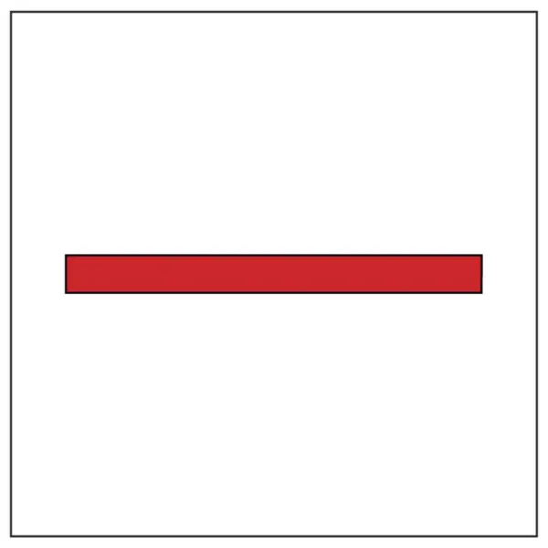 A Class Division 15x15 cm etterlysende, luminous. 336751 FIRE CONTROL SYMBOL