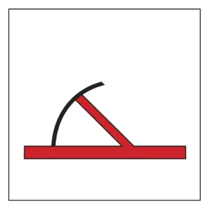 Diagram of A-class fire door for marine vessels