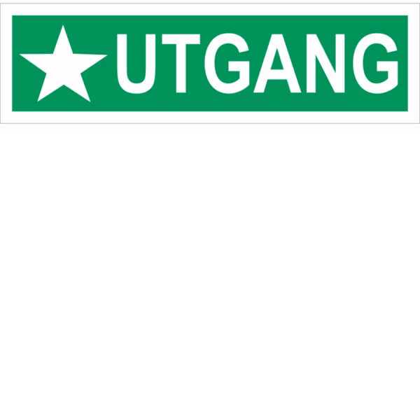 utgang nødutgangsskilt – etterlysende