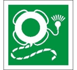 Lifebuoy with Light and Line