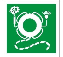 Lifebuoy with Light, Line and Smoke