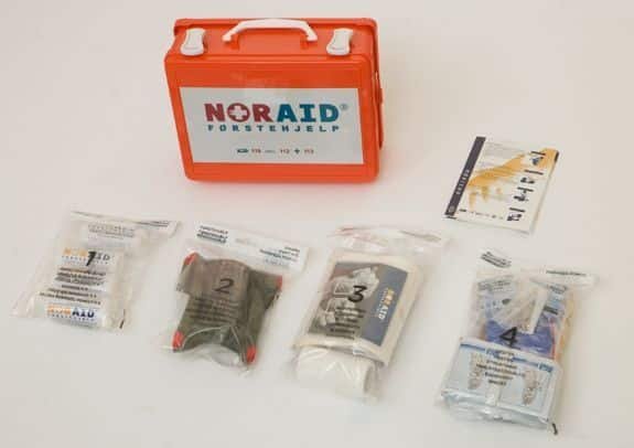 Noraid Liten Førstehjelpskoffert med refillsystem 4