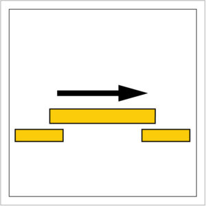 B Class Self Closing Fire Door, IMO Skilt