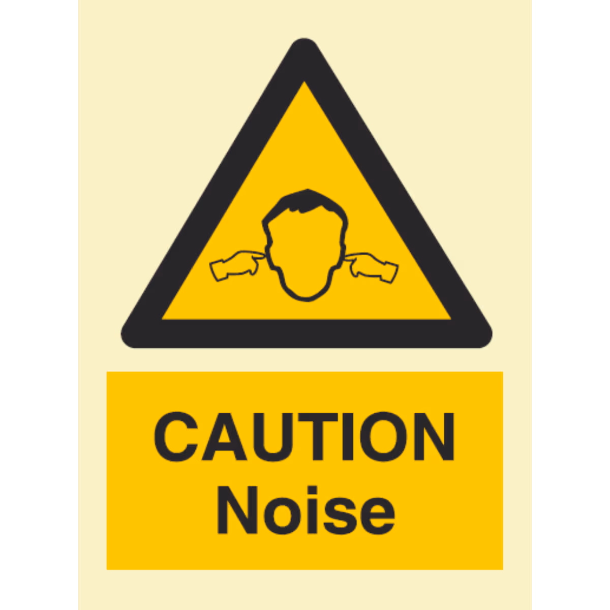Advarselsskilt Støy (Caution Noise)
