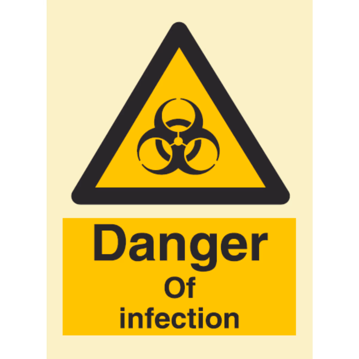 Advarselsskilt Fare for smitte (Danger of Infection)