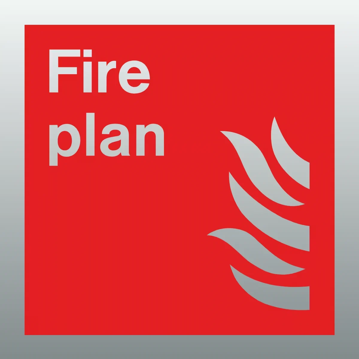 Fire Plan Skilt, Reflekterende