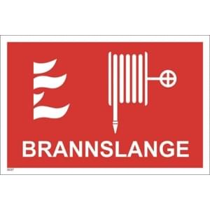 Brannslange 30X20 cm, Brannskilt
